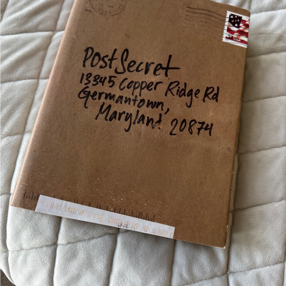 Brown PostSecret Envelope